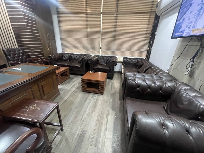 Office Table Chairs & 8 seter Sofa set 3