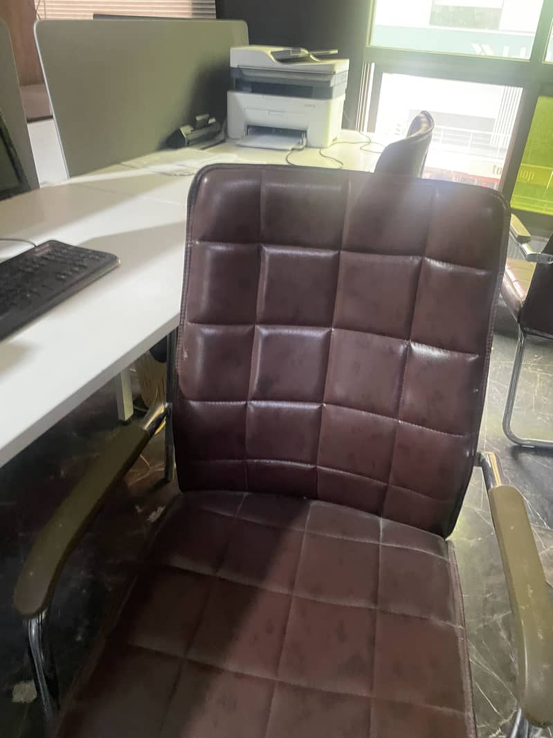 Office Table Chairs & 8 seter Sofa set 4