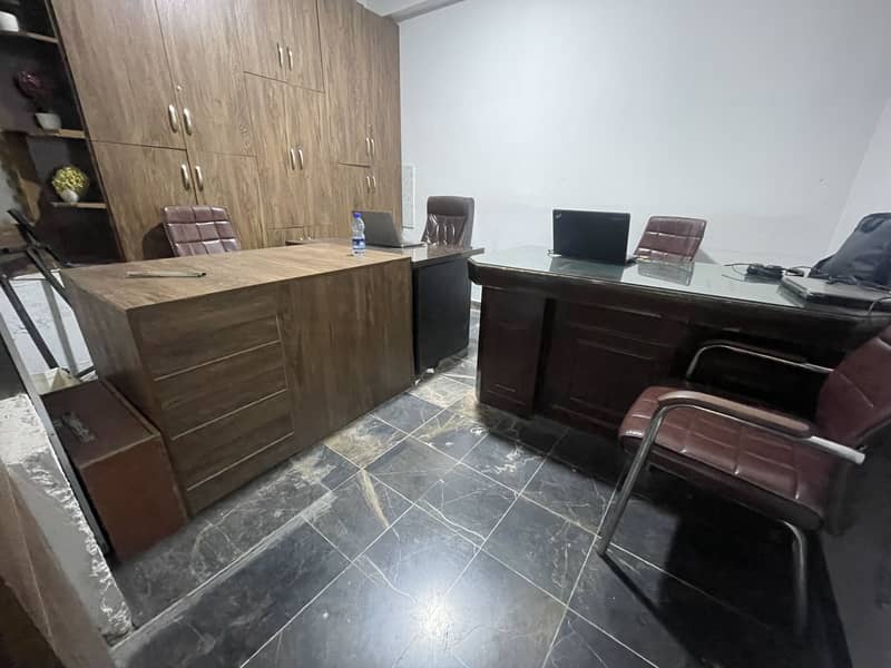 Office Table Chairs & 8 seter Sofa set 8