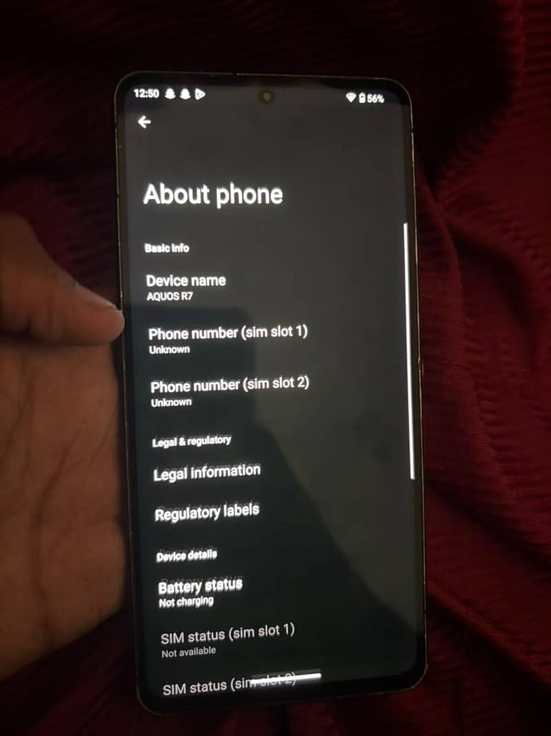 Sharp Aquos R7 exchange possible 5
