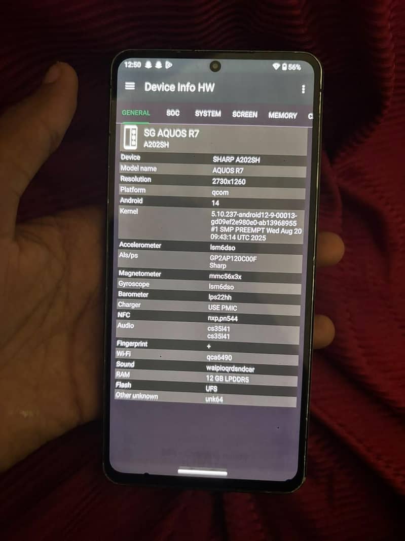 Sharp Aquos R7 exchange possible 6