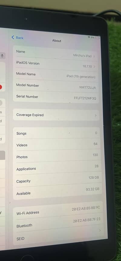 Ipad 7th Gen 128GB