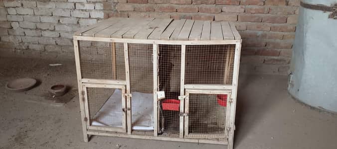 pinjra for sale condition 10/7 double portion he pair ya chicks ke lye