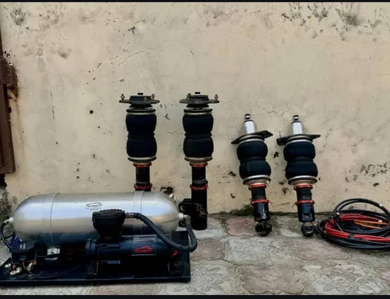 Suspensions and air compressor 5