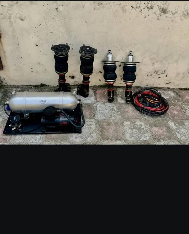 Suspensions and air compressor 6