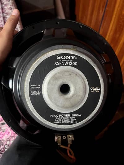 Woofer & Amplifier Very Good Condition