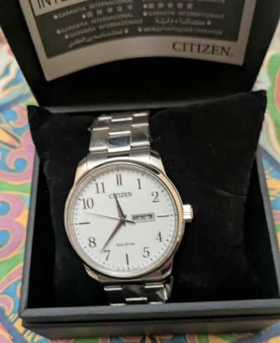 Citizen Eco-Drive Silver Stainless Steel Men's Watch (BM8550-81A)