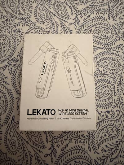 LEKATO WS-70 UHF Wireless Guitar Transmitter and Receiver System