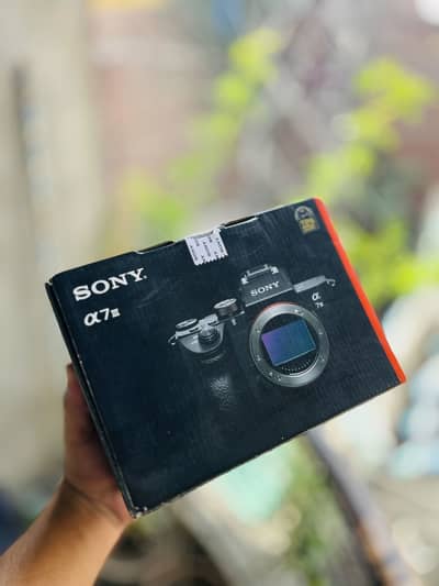 Sony A7iii mirror less camera