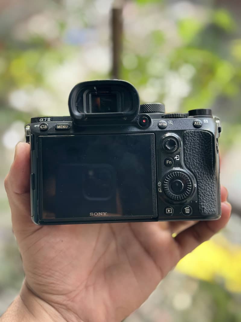Sony A7iii mirror less camera 7