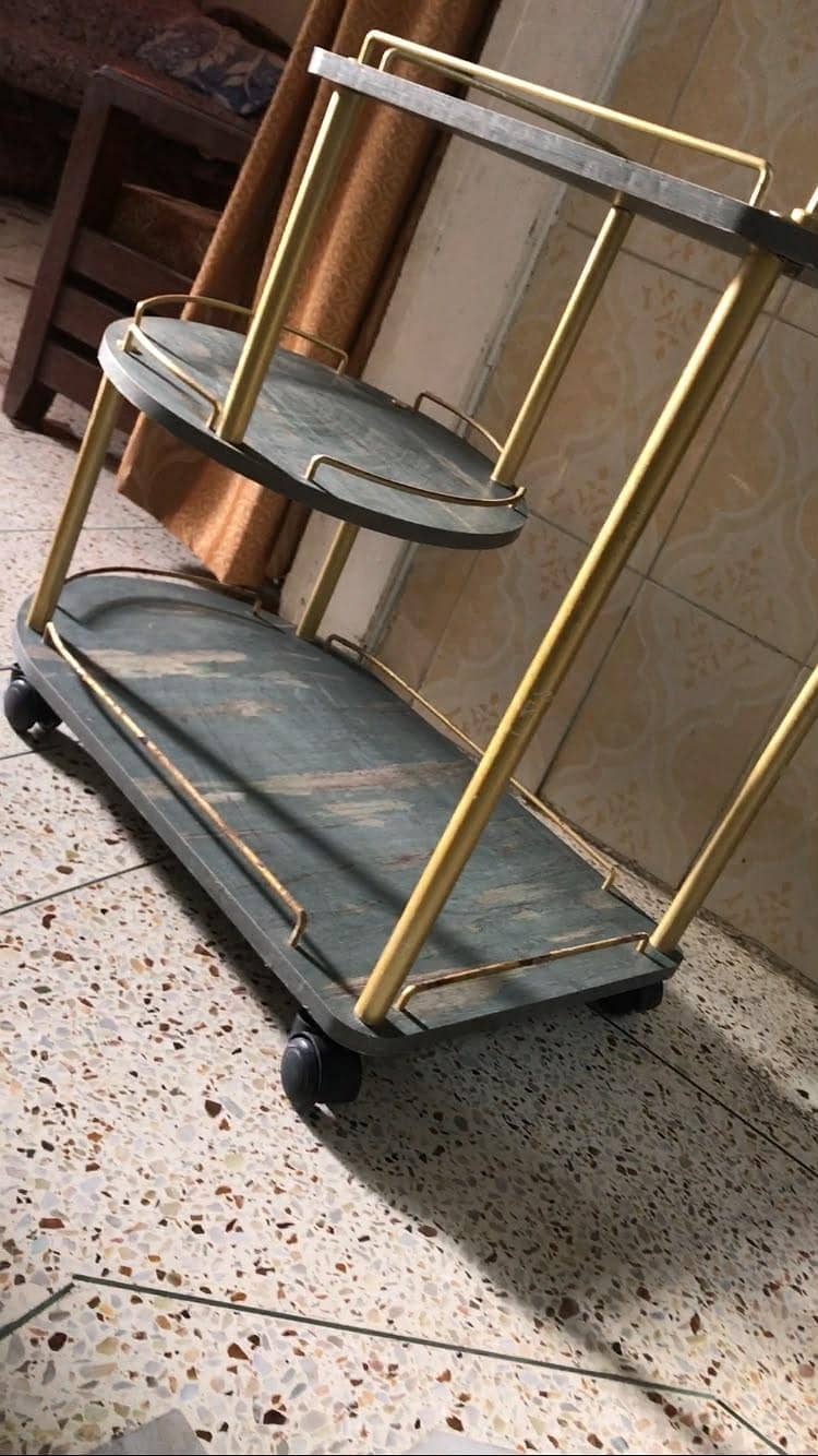 Serving Tea Trolley 1