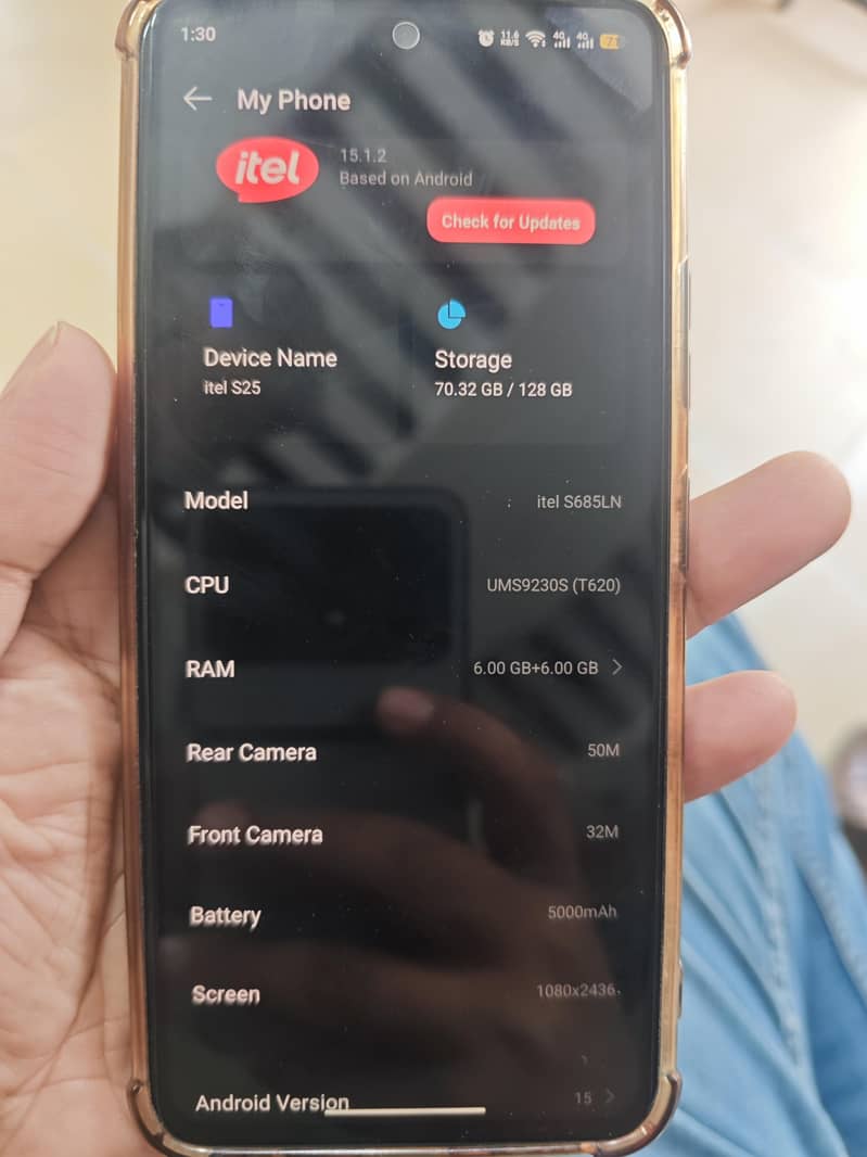 Itel S25 0