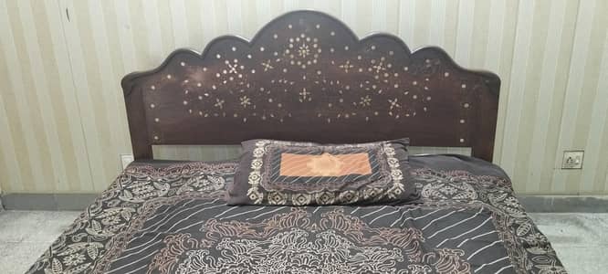 Wooden Bed, without mattress