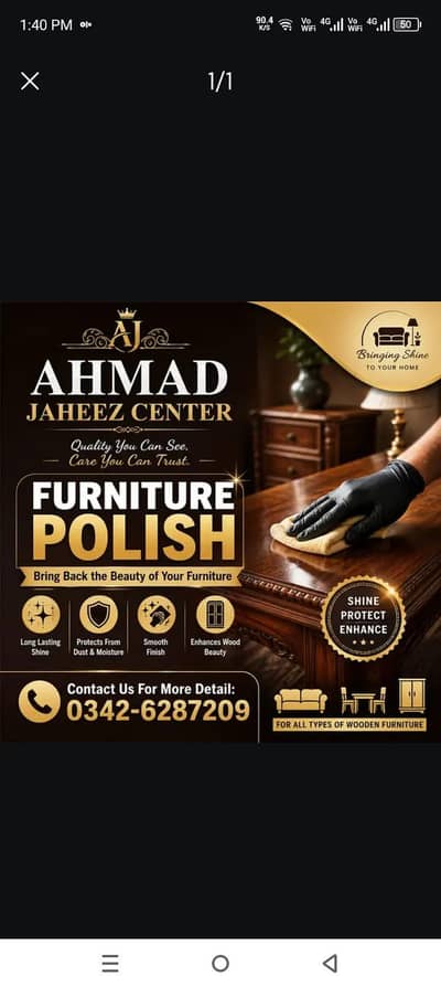 furniture polish and sofa poshiish