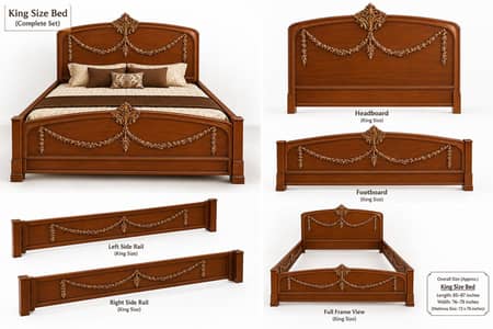 Brand New King Size Bedroom Set – Only Rs. 185,000