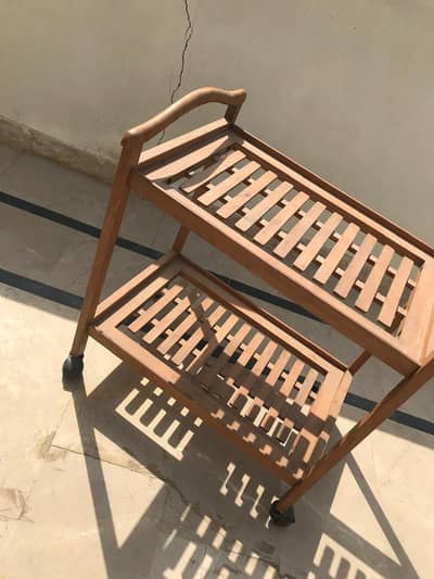 wooden Tea Trolley