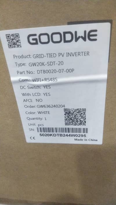 Goodwe 20kw and 25kw ongrid inverters at lowest price from company