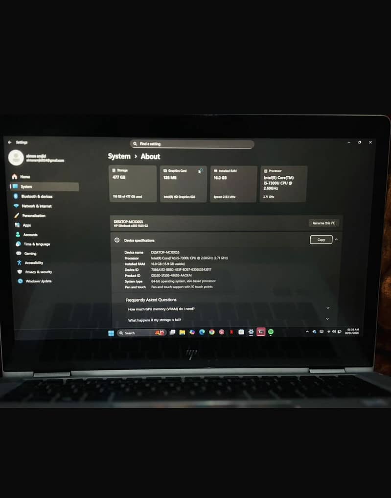 Hp elite book 5