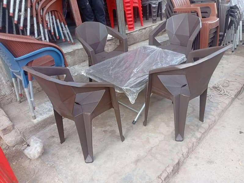 plastic chair and table 1