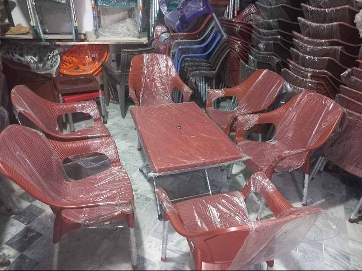 plastic chair and table 2
