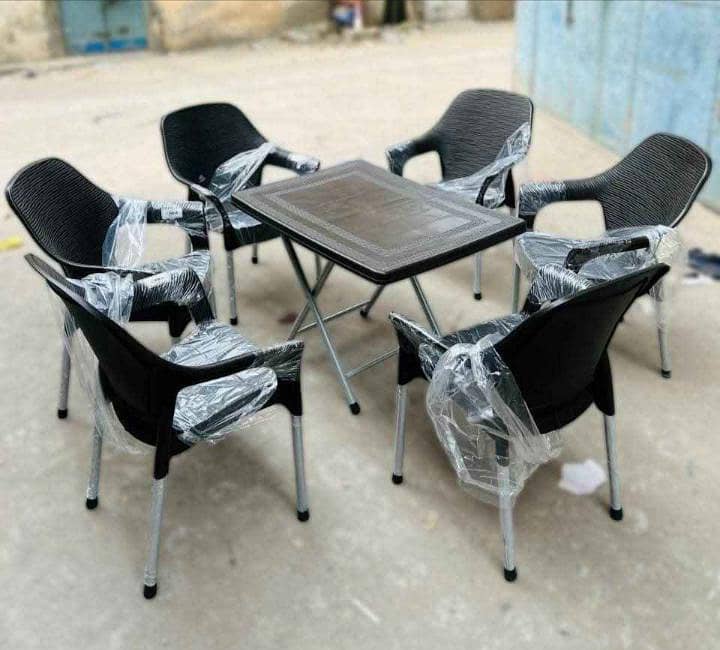 plastic chair and table 6