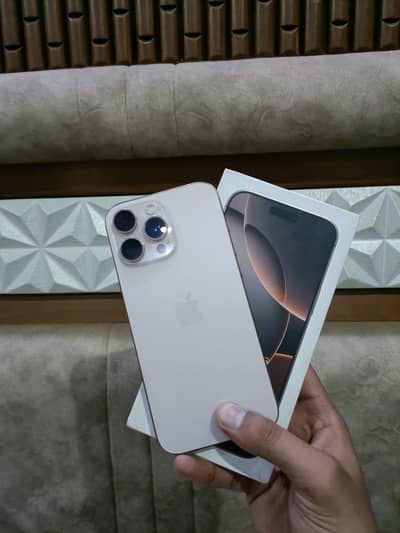 Apple iPhone 16 Pro Max JV with Box 256GB Desert Titanium