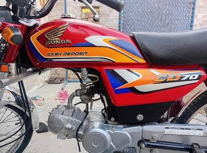 Honda cd 70 bike Condition 10 BY 10 model 24/25