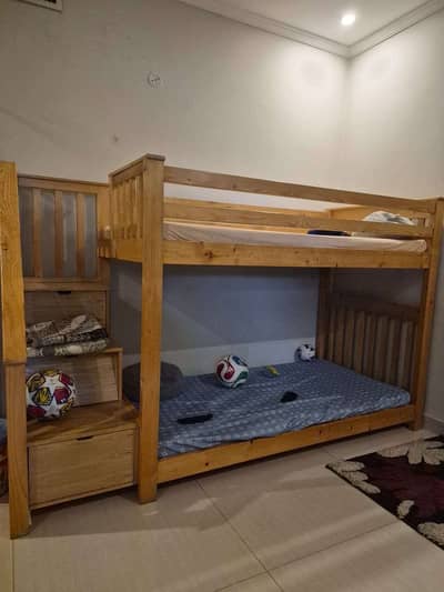 Pure Wooden Bunk beds for Kids
