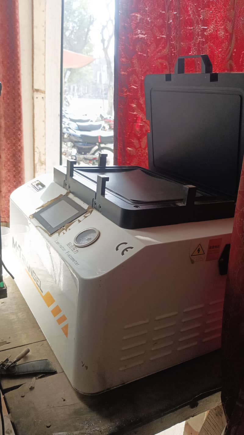 GLASS PASTING Machine M Traiangle 0