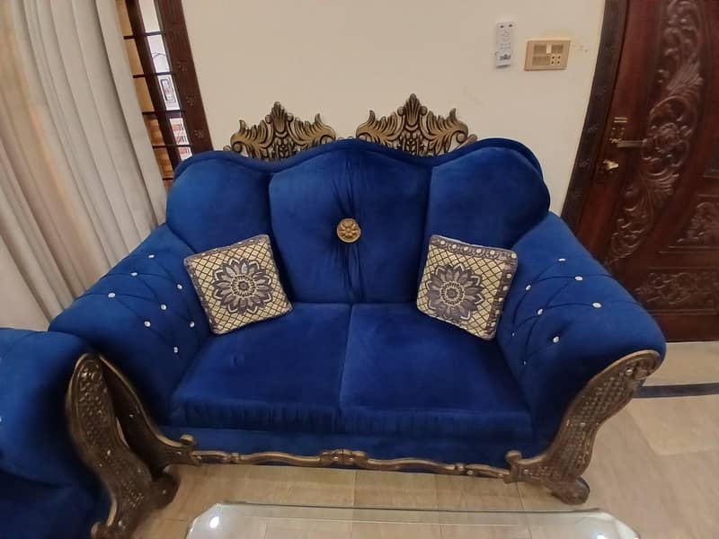 Sofa set 3+2+1 with center table 2