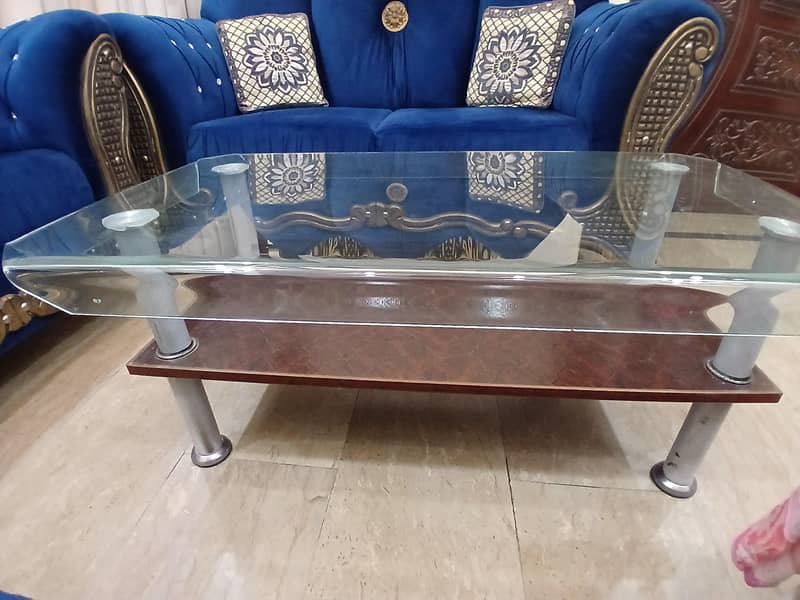 Sofa set 3+2+1 with center table 3