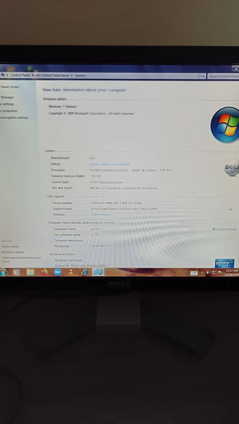 Dell core 2 duo 4