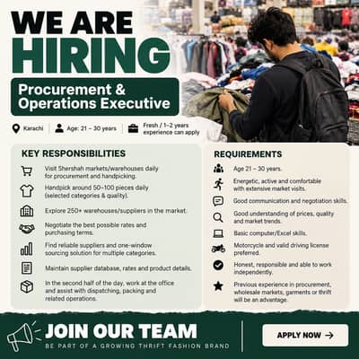 Procurement & Operations Executive