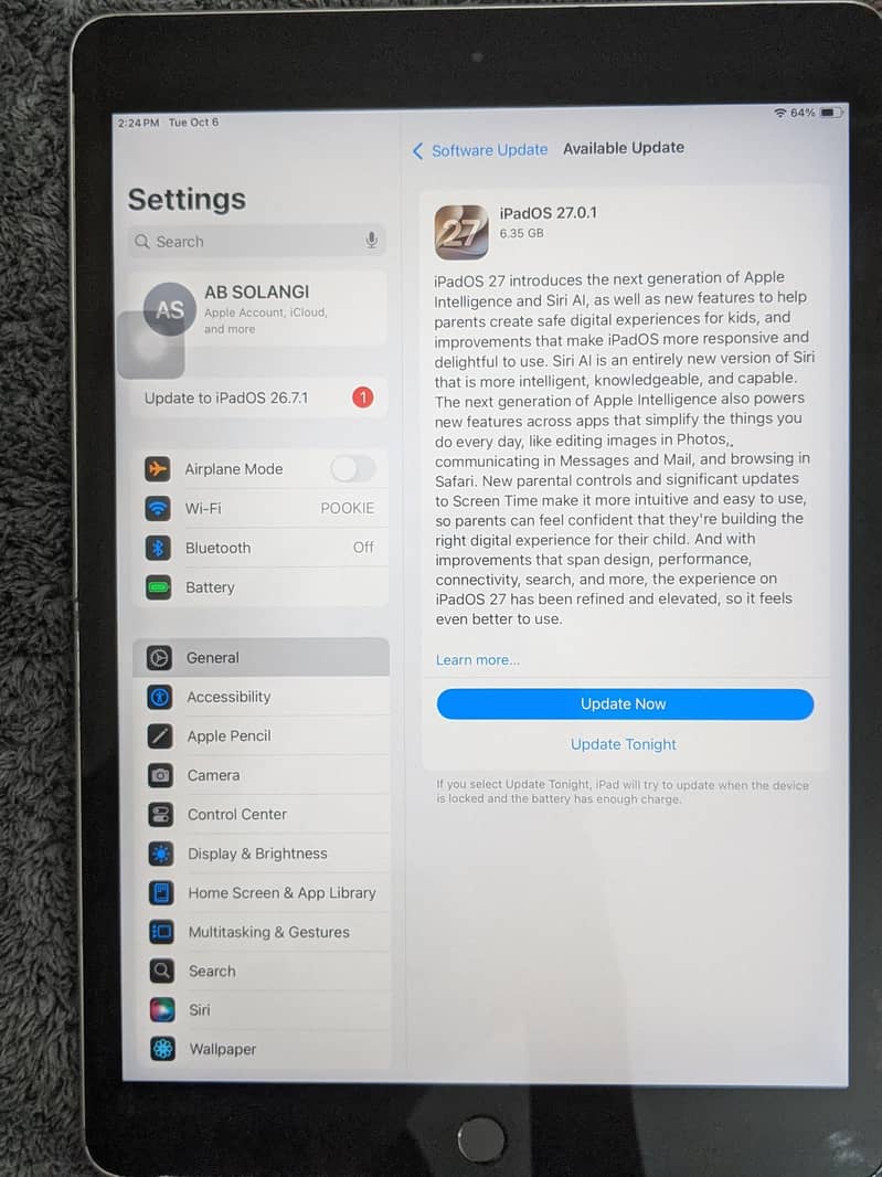 Ipade 9th generation 64gb 4
