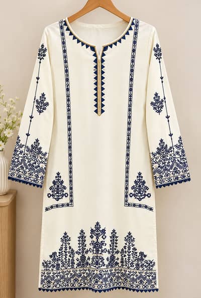 Lawn embroidery 2 piece stitch for sale