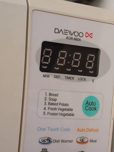 Daewoo microwave oven