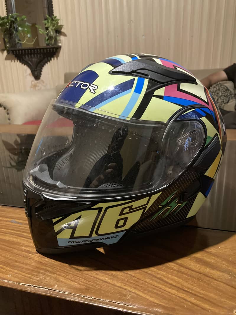 Dot Certified Vector Helmet New Condition 1