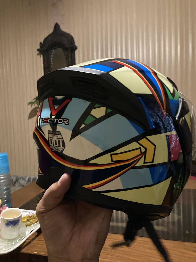Dot Certified Vector Helmet New Condition 2