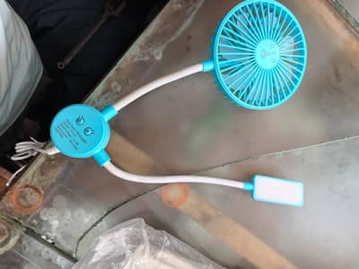 study table lamp light and fans and sewing machine