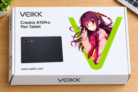 Viekk Creator A15 Pro Graphic Tablet - 10x6 inch