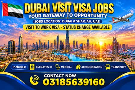 Work Visa / Dubai Visit Visa / UAE WORK VISA / Sharja Visit Visa /