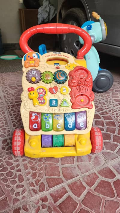 imported music walker trolley for kids