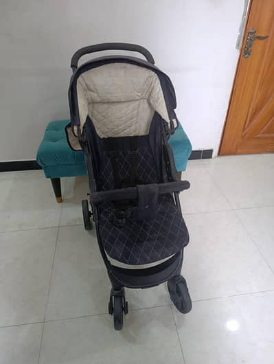 Original Tinnies Foldable Baby Stroller – Dark Blue