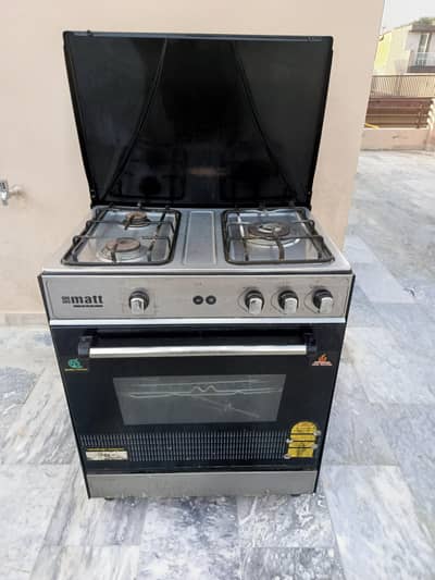 Matt 3-Burner Gas Stove with Oven