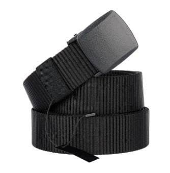 Men Imported Breathable Nylon Web Canvas Fabric Belt With Plastic Buckle  R5860