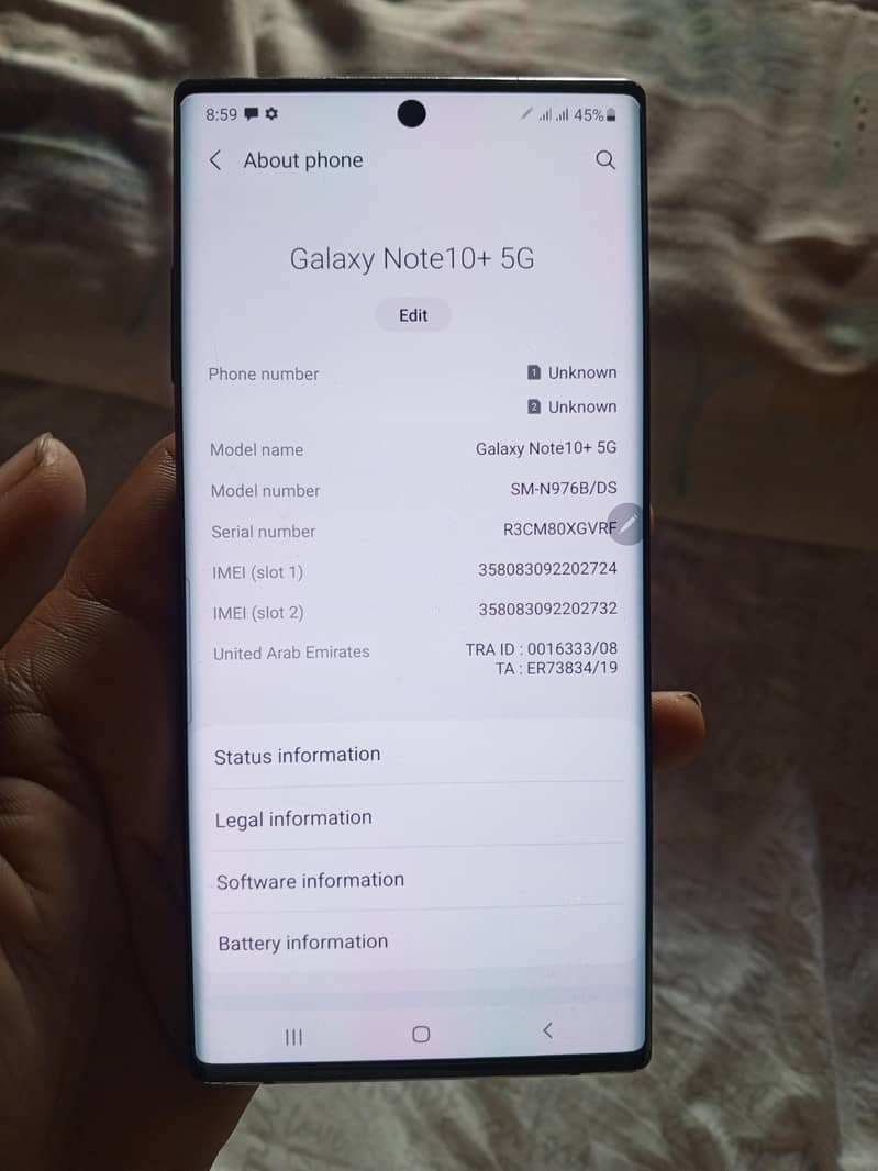 Samsung Mobile Note 10 Plus 1