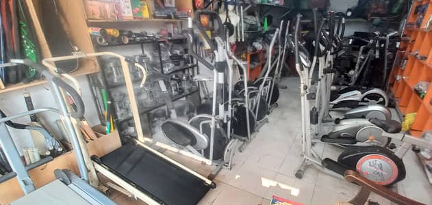 Imported manual treadmill elliptical cycle exercise cycling machine gy