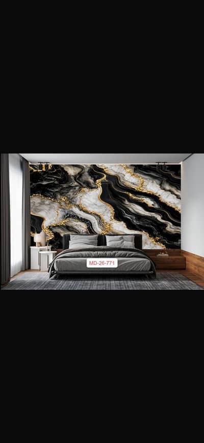 wallpaper PVC panel floor tiles blinds fabric wall