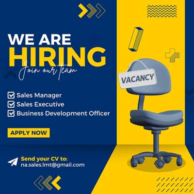 SALES MAEKETING MANAGER, SALES EXECUTIVE JOB POSITION