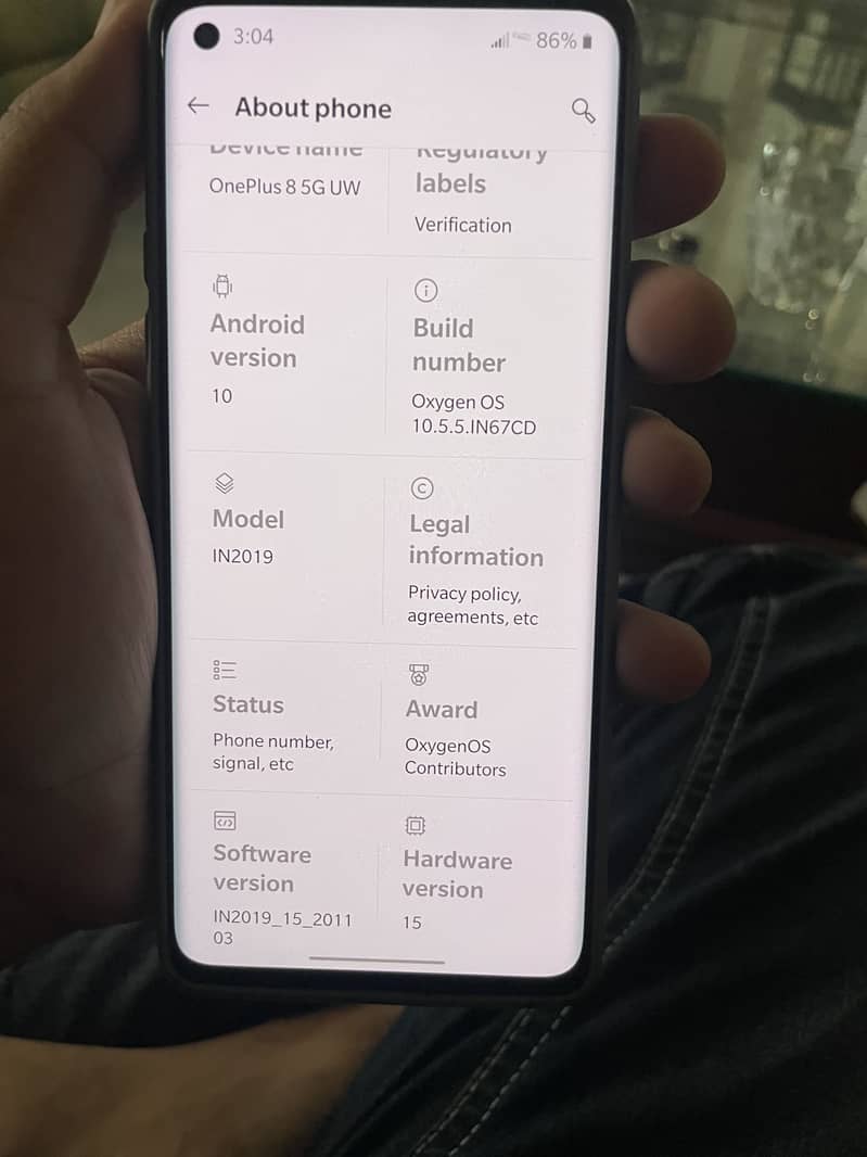 One Plus 8 5G 2